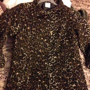 Old navy leopard coat NWOT