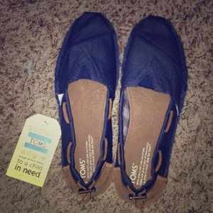 Denim Drawstring Toms