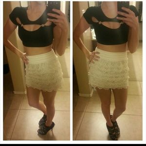 Crochet skirt