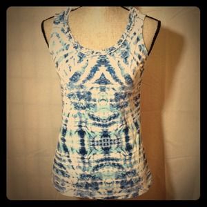 ST JOHNS BAY🌺Shell Top Blue White