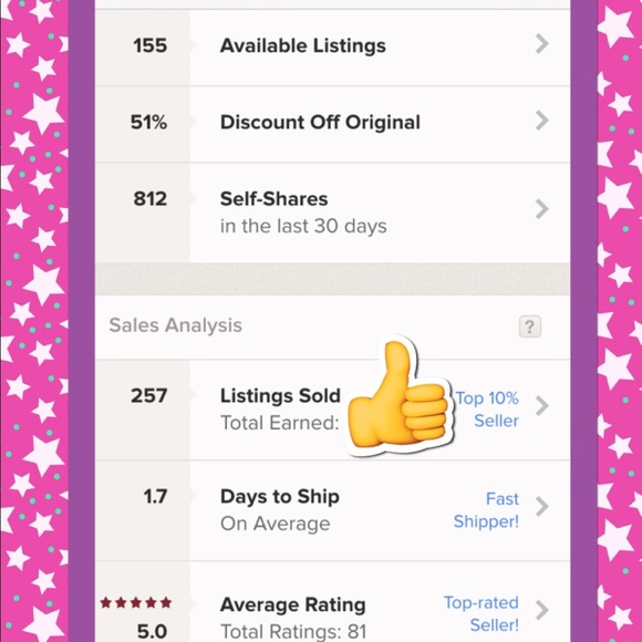 Posh etiquette, closet stats & more things I love! - Picture 4 of 4