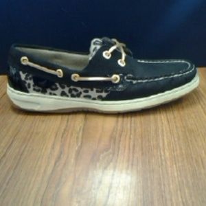 Sperry bluefish black/leopard