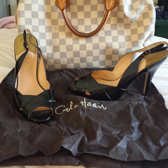 Cole Haan Black Sling Backs w/ Nike Air Technology