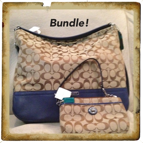 Coach Handbag & Wristlet (NWT's)