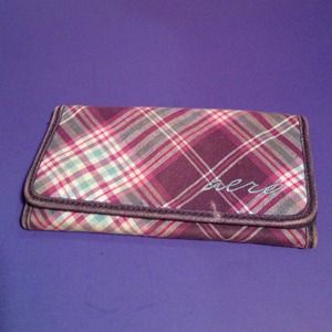 Aeropostale plaid wallet