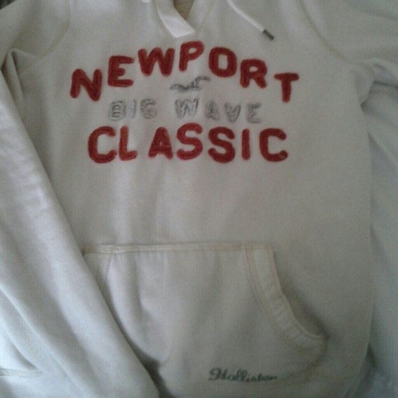 Cream Hollister Hoody