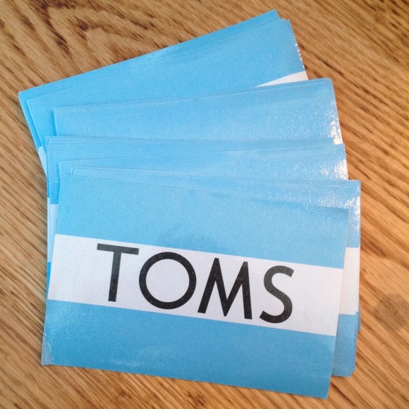 TOMS Stickers