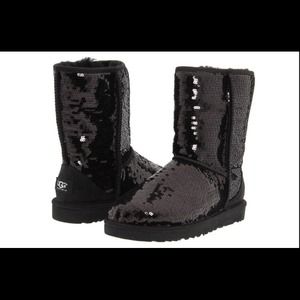 Authentic Black sparkly Uggs