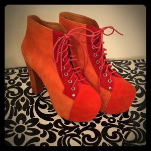 Authentic Jeffery Campbell Suede Litas