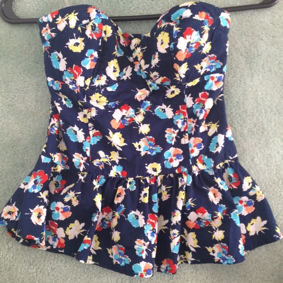 Floral Peplum Top