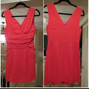 BCBG Generation Red Crepe Dress