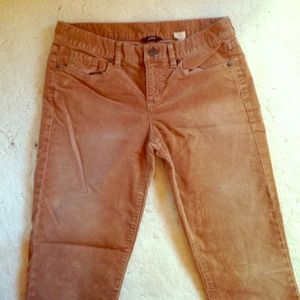 J.Crew Skinny Zipper Ankle Corduroy