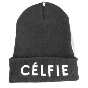 Celfie beanie - BNWT. Fashion blogger favorite!
