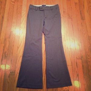 Banana Republic Gray Pin-striped Slacks