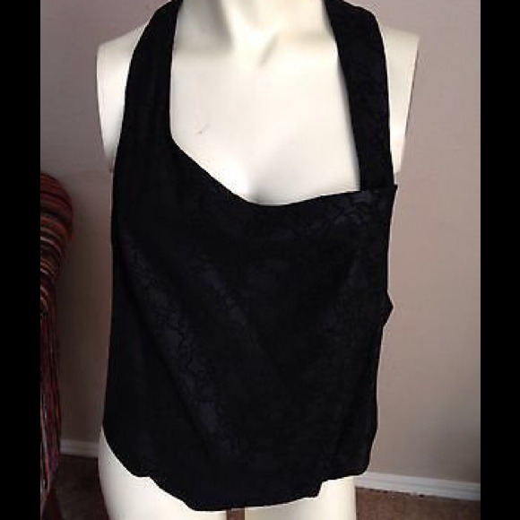 Sold-Helmut Lang Rock Lace Perforated Leather Vest