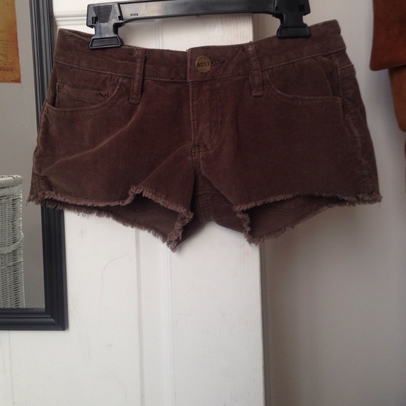 Army Green Corduroy  Shorts