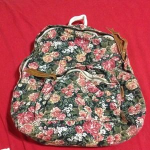 Brandy Melville floral backpack