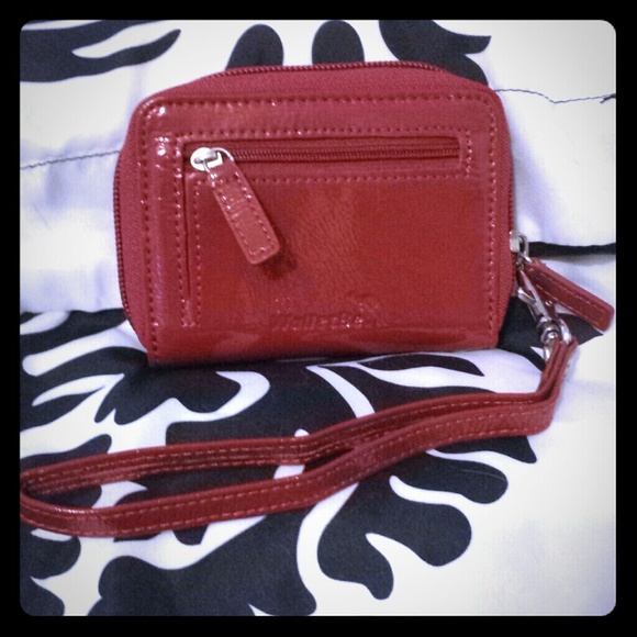 cute red wallet/wristlet