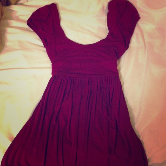 NWOT plum colored dress