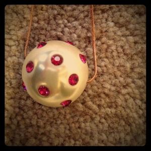 Long Betsy Johnson necklace