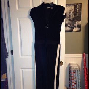 jlo velour jumpsuit
