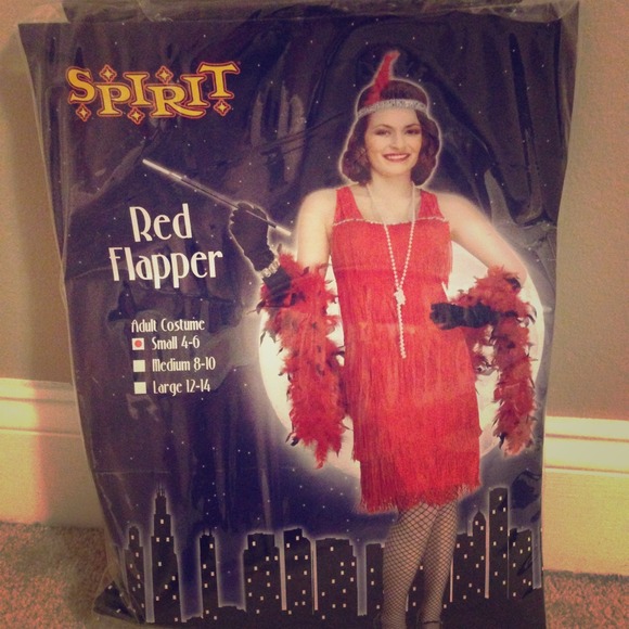 NWT Red Flapper Costume. - Picture 1 of 2