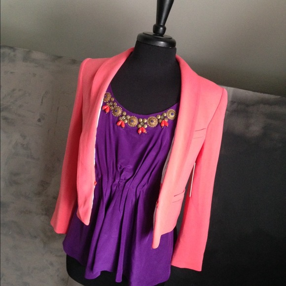 Alice + Olivia Jackets & Blazers - ✂️reduced Alice + Olivia Blush JoellaTuxedo blazer