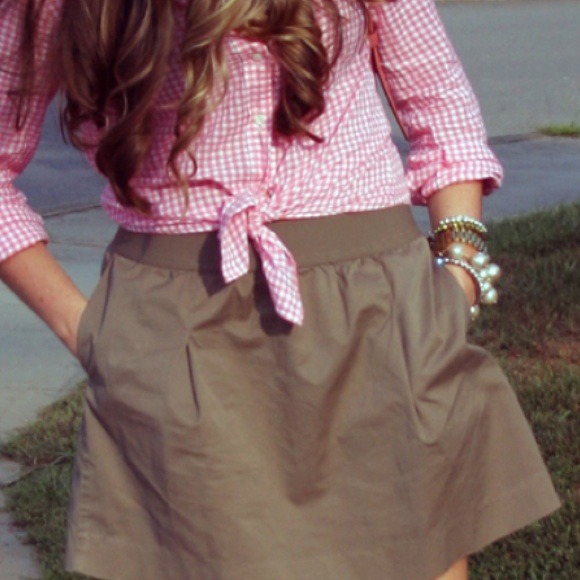 SOLD!! Olive skirt