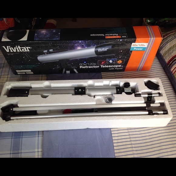 Telescope - Silver/Black  With Tripod