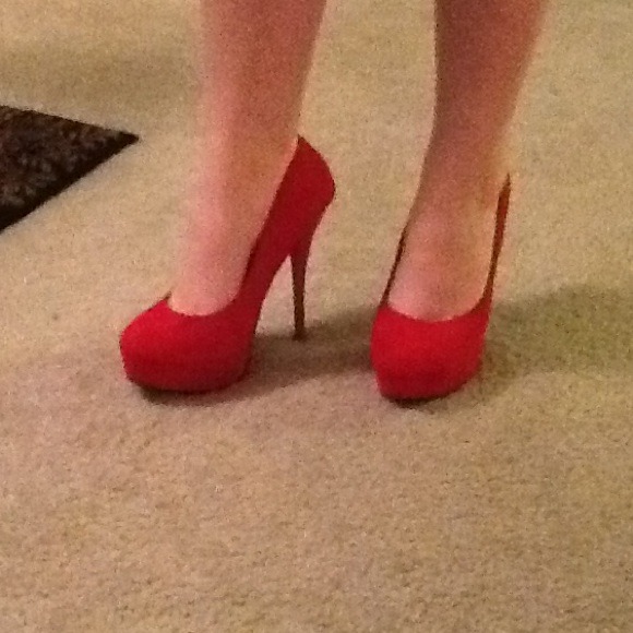 Cherry Red Pumps