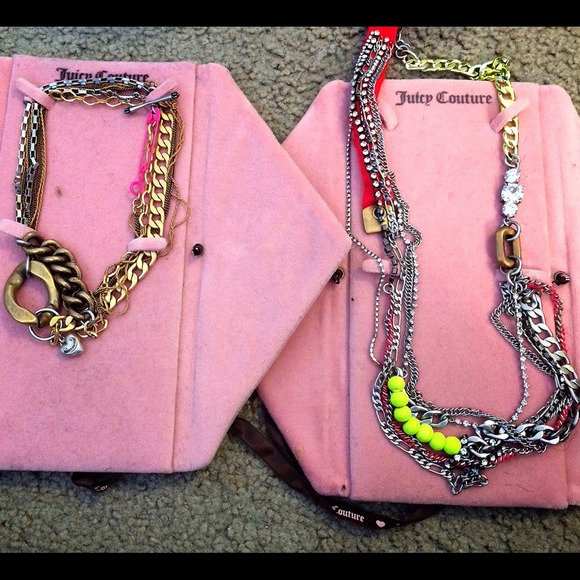 Juicy Couture Accessories - Juicy necklaces & photo finish primer bundle