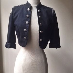Cropped Military Jacket
