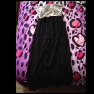 Black and grey dress