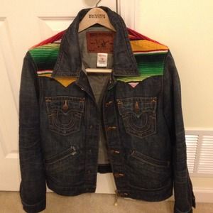 Blue Jean Navajo True Religion Jacket