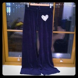 Twisted Heart Velour Sweatpants