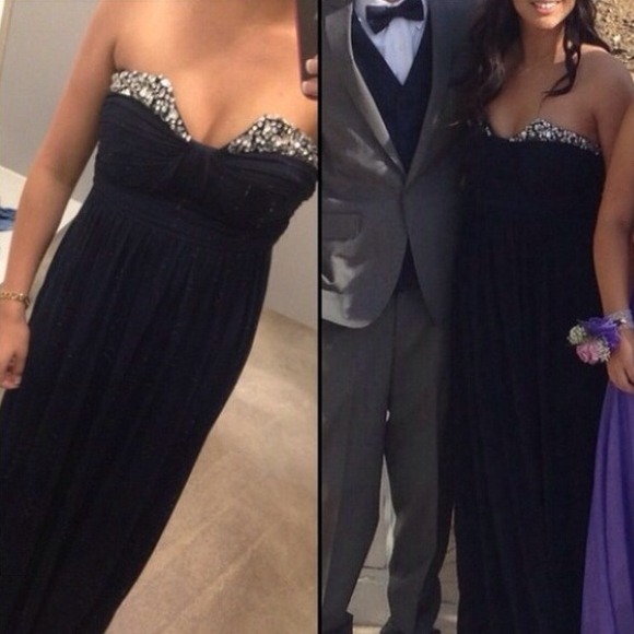 Midnight blue formal dress