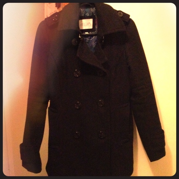 Military style peacoat