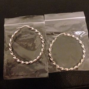 Sterling Sliver Hoop Earings