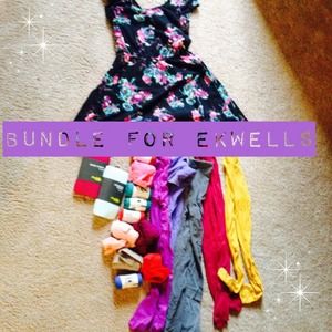 Thighs and black flora dress bundle.