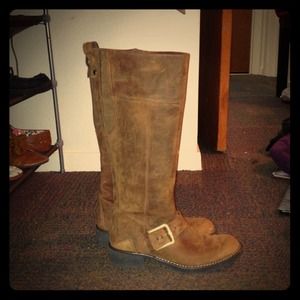 Brown Clark's Riding Boot