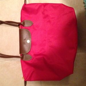 Longchamp Le Pilage in Tomato