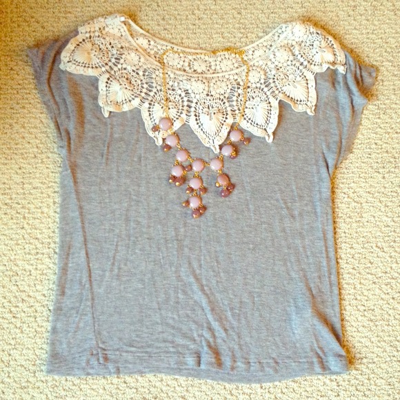 Lace Bib Top