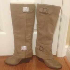 New faux leather Boots with hidden heal!❤️