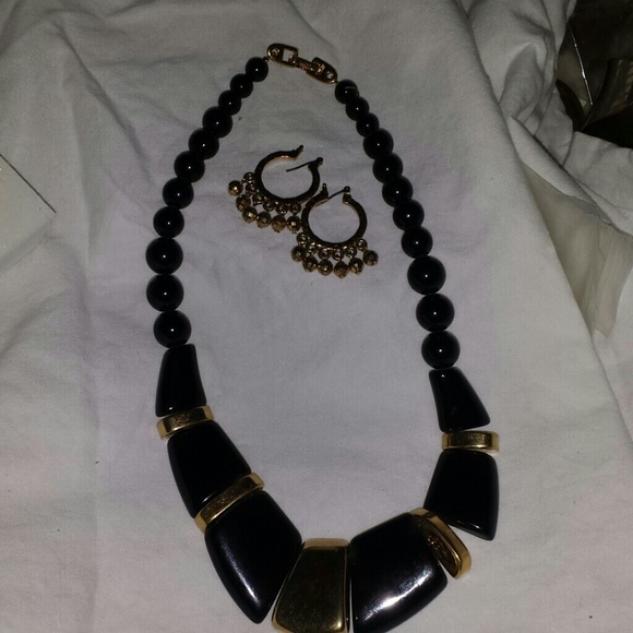 NAPIER CHUNK NECKLACE set - Picture 3 of 4