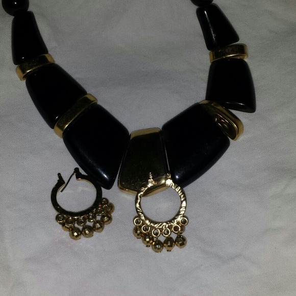 NAPIER CHUNK NECKLACE set - Picture 4 of 4