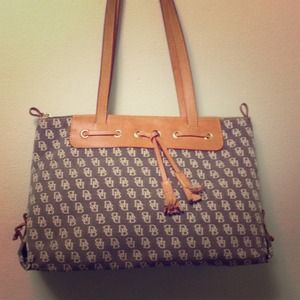 Dooney & Bouke Tassel Zip Top Handbag