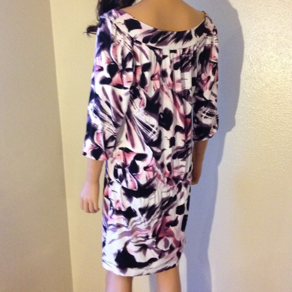 SOLD BCBG MAX AZRIA Color Splash Dress Sz Medium - Picture 3 of 3