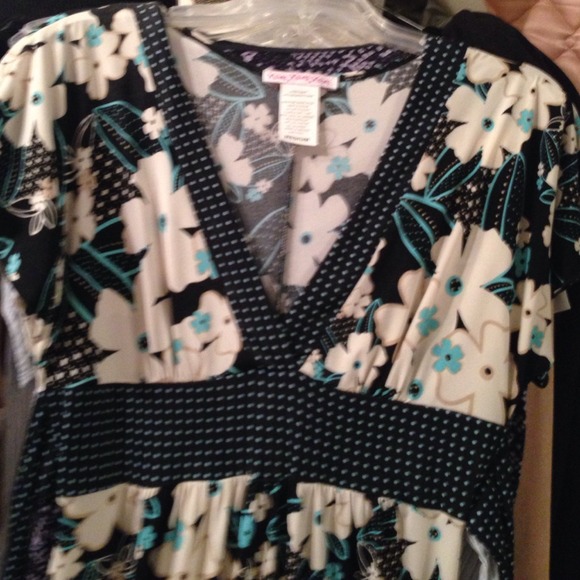 Flower print dress