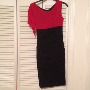 A Red & Black Dress