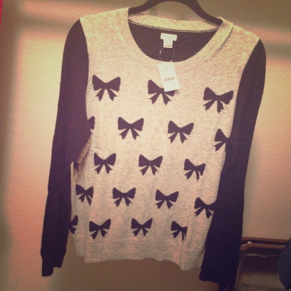 RESERVED J. Crew Bow Sweater